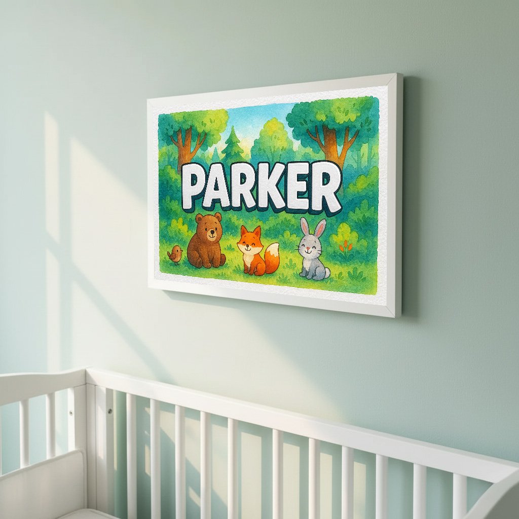 Personalized name art for Parker
