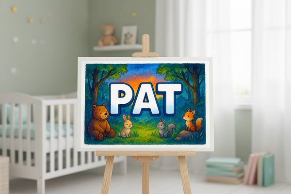 Pat’s Personalized Forest Friends Art