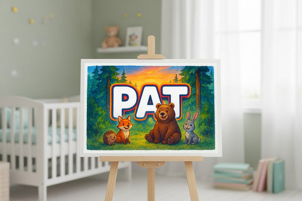 Pat’s Personalized Forest Friends Art