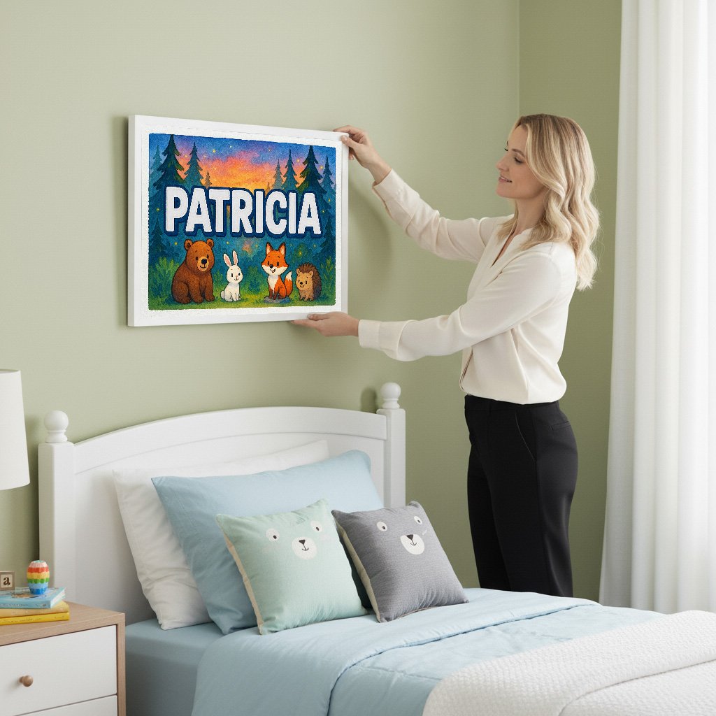 Personalized name art for Patricia