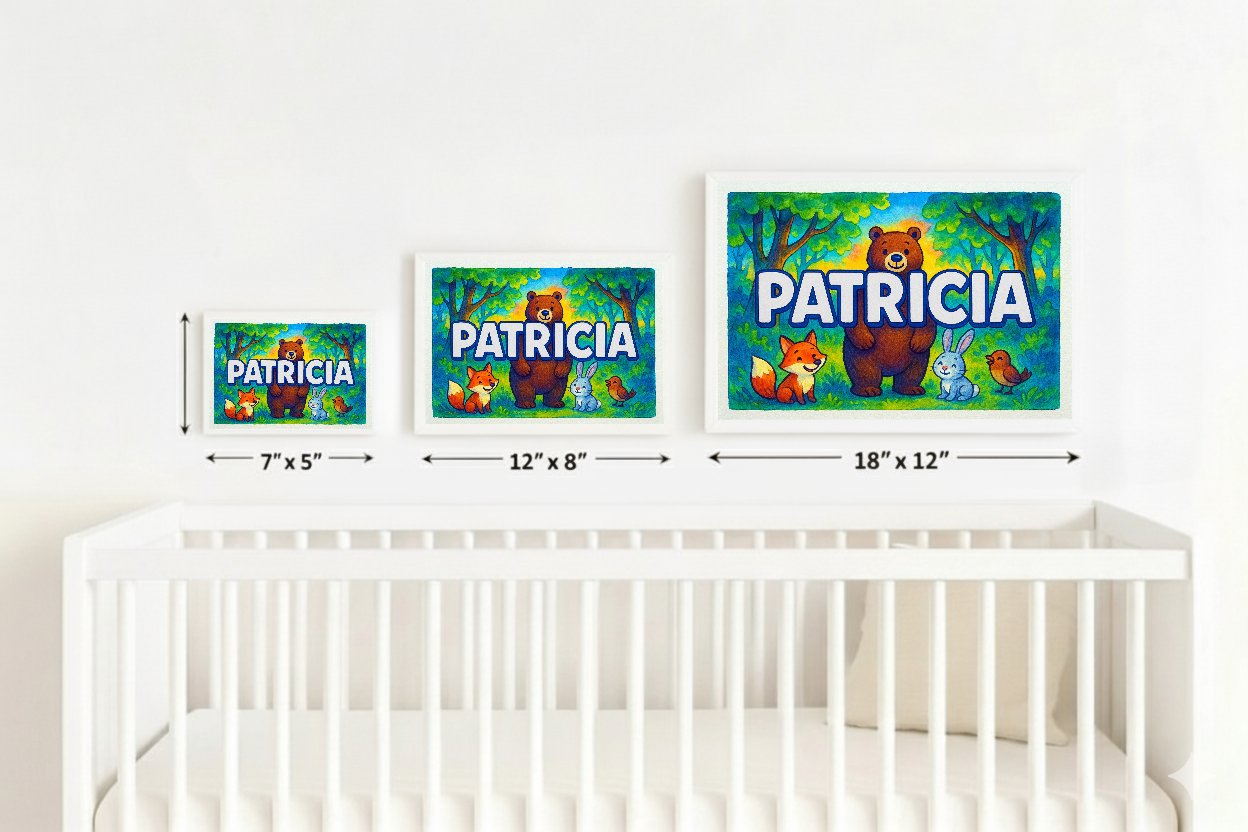 Personalized name art for Patricia