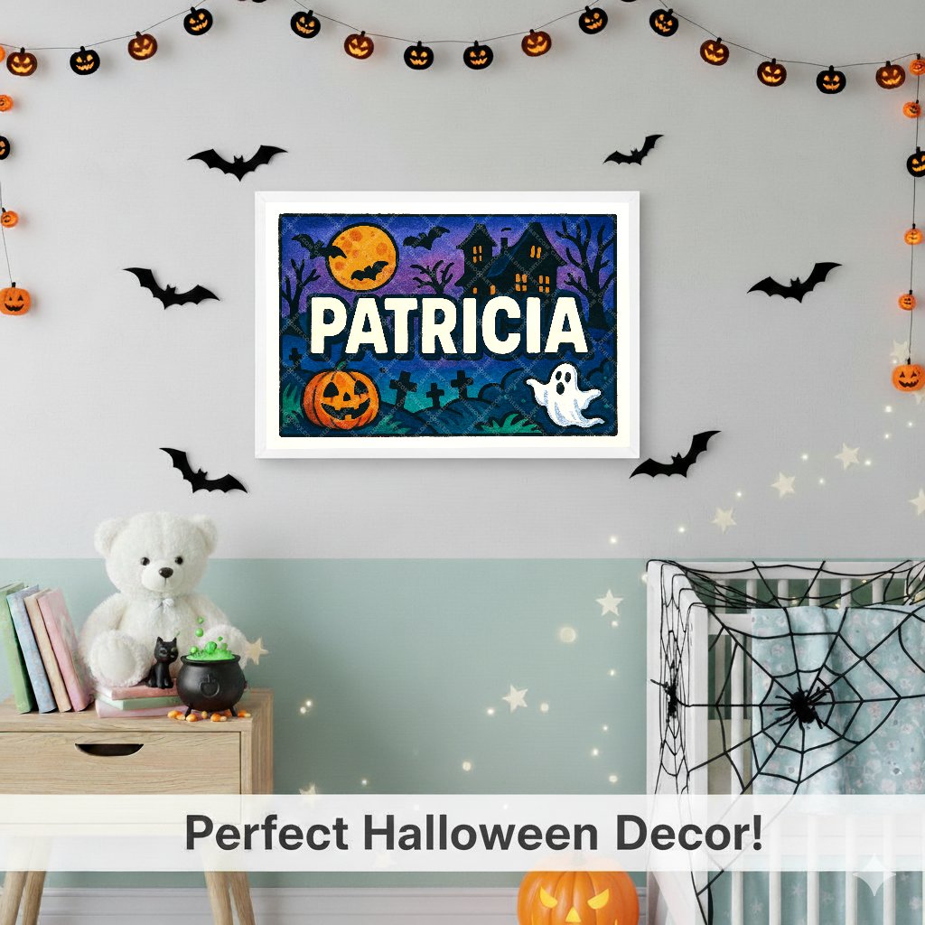 Personalized name art for Patricia