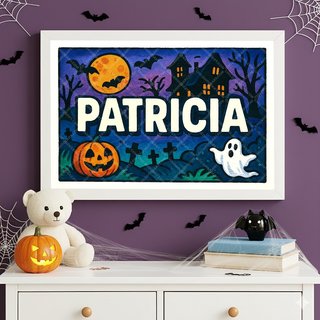 Personalized name art for Patricia