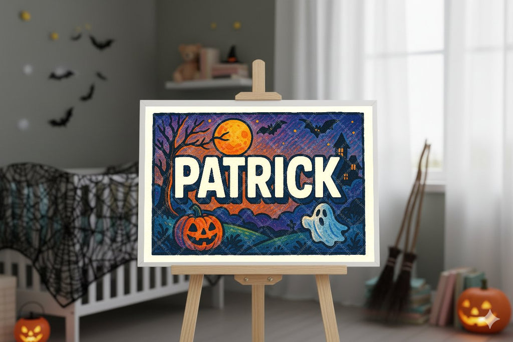Personalized name art for Patrick