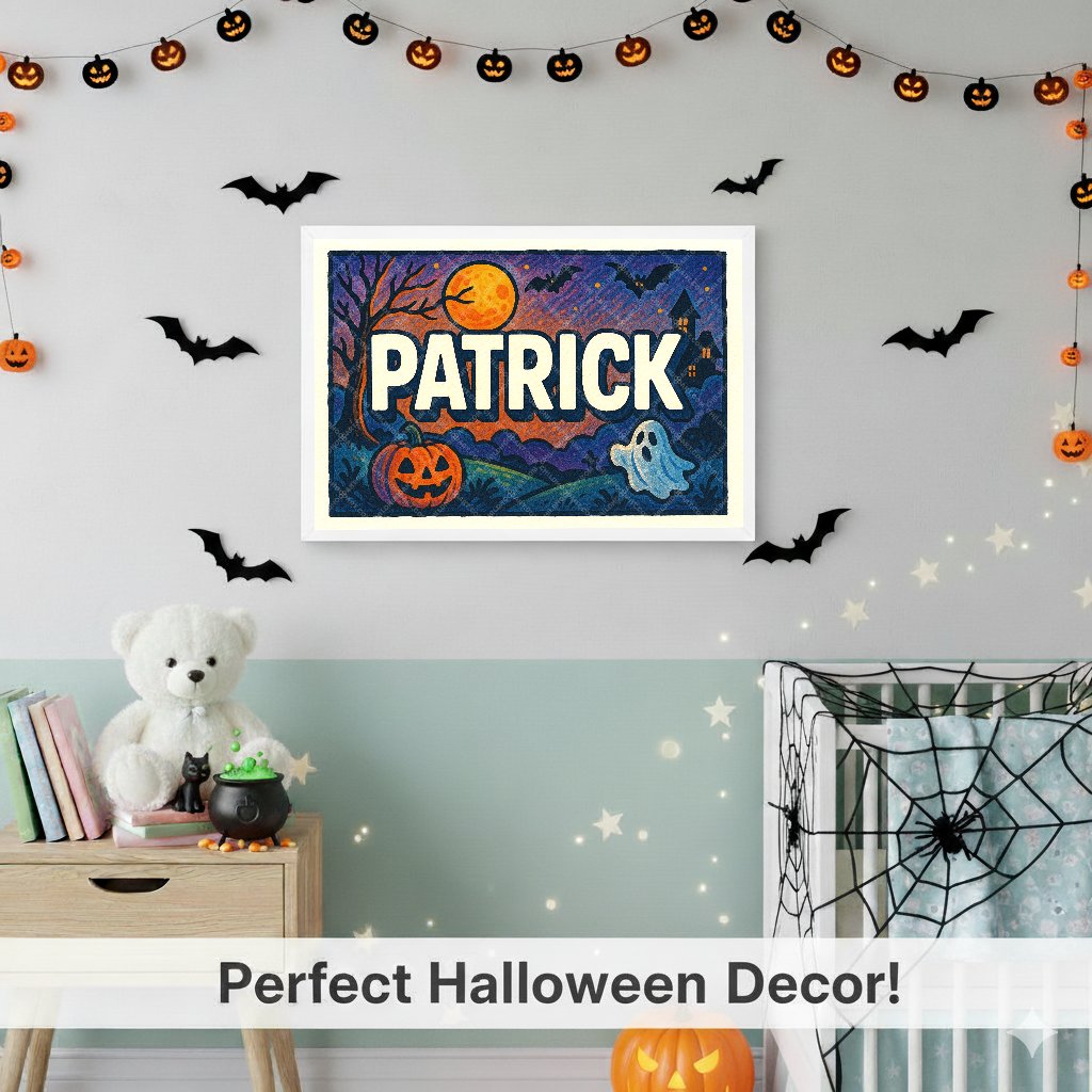 Personalized name art for Patrick