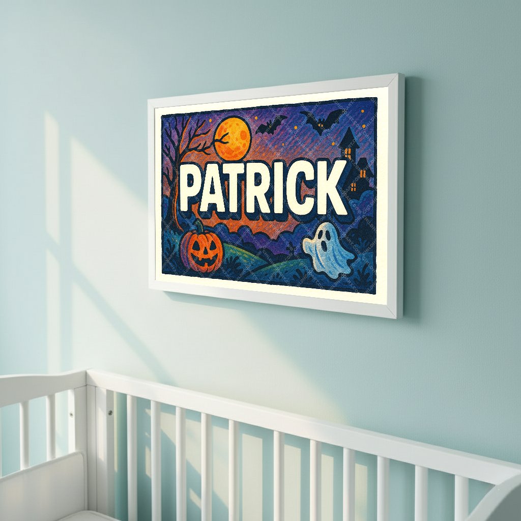 Personalized name art for Patrick