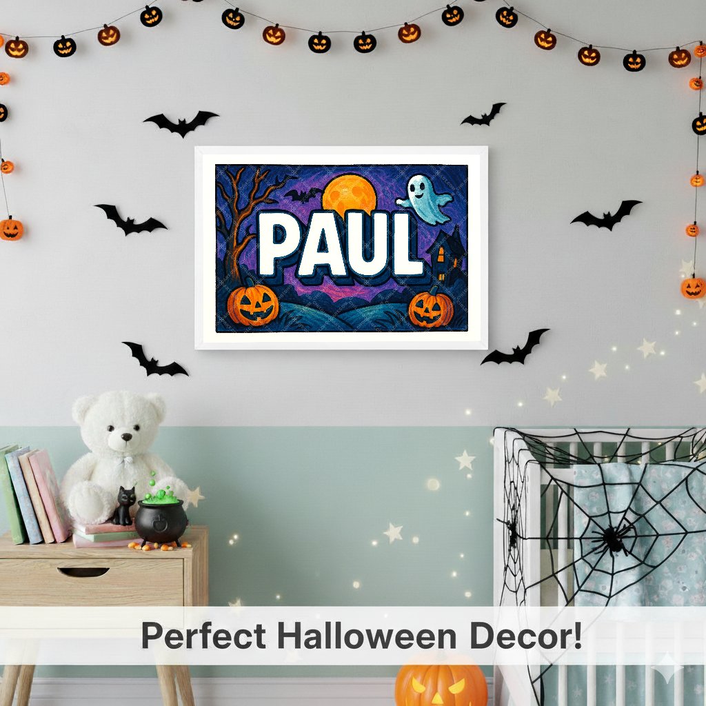 Personalized name art for Paul