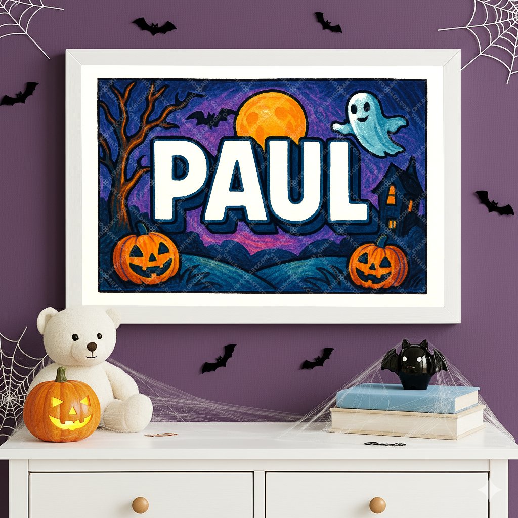 Personalized name art for Paul
