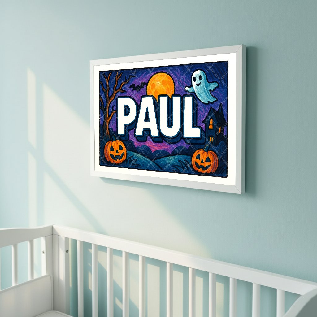 Personalized name art for Paul