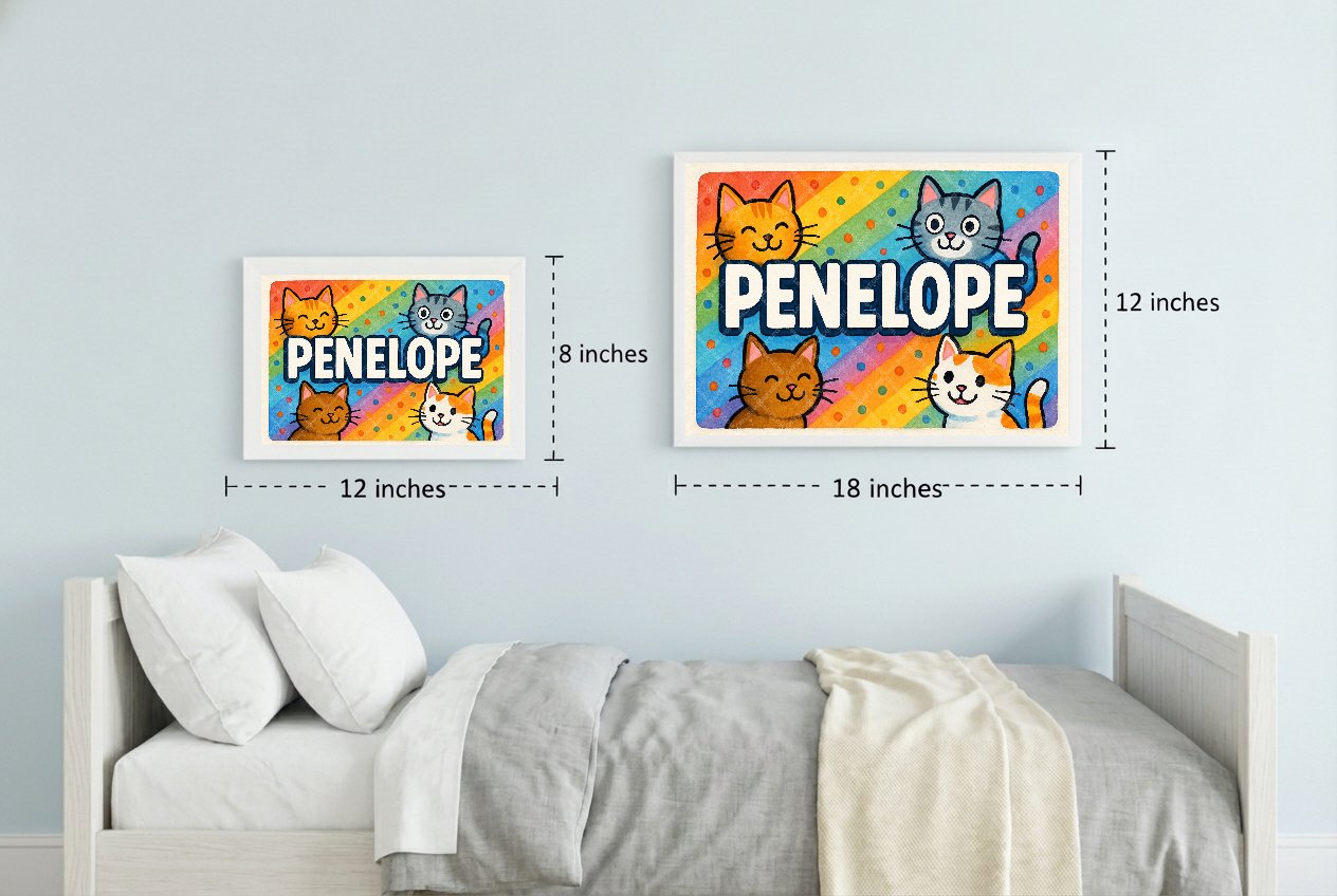 Personalized name art for Penelope