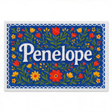 Calm personalized name art for Penelope
