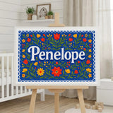 Calm personalized name art for Penelope