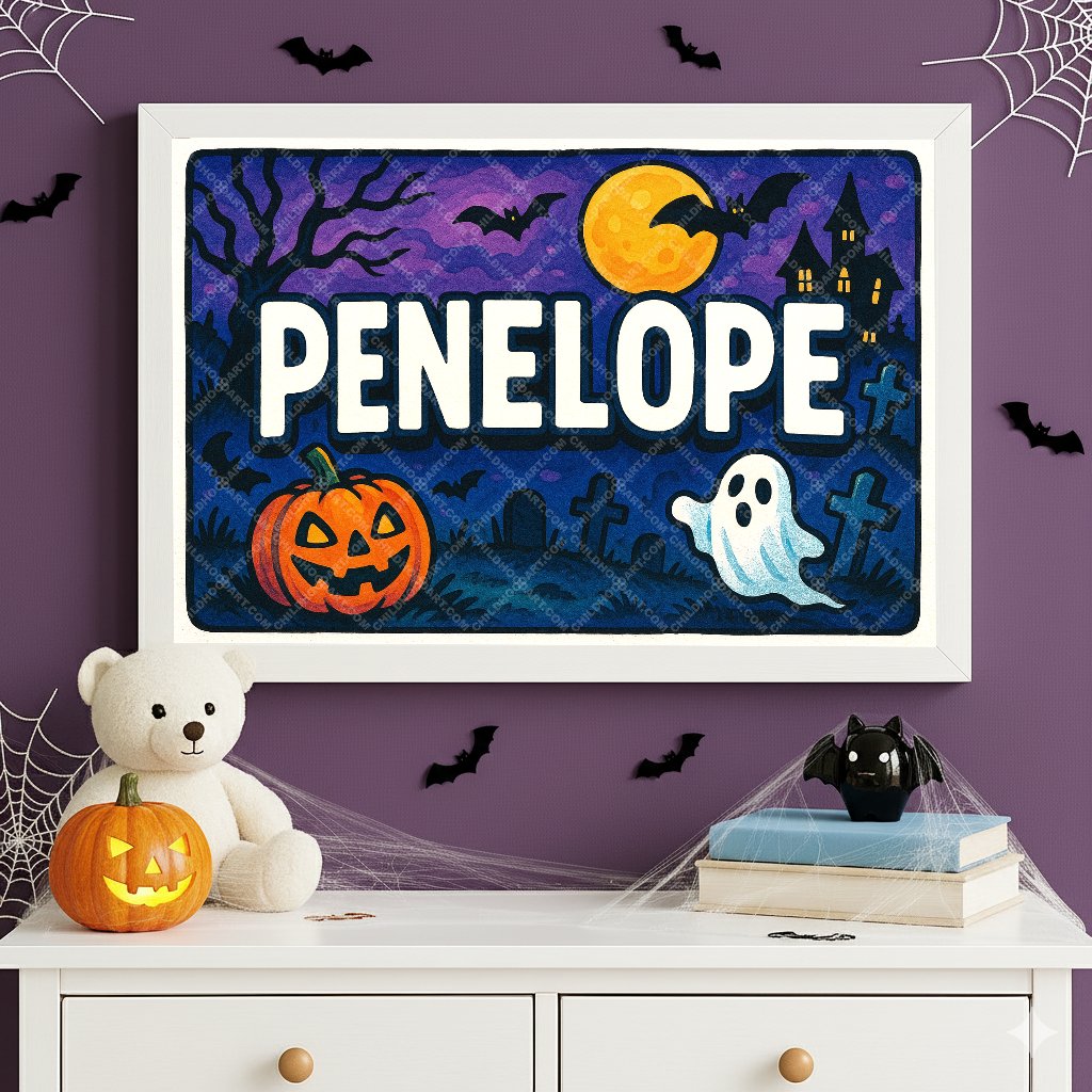 Personalized name art for Penelope