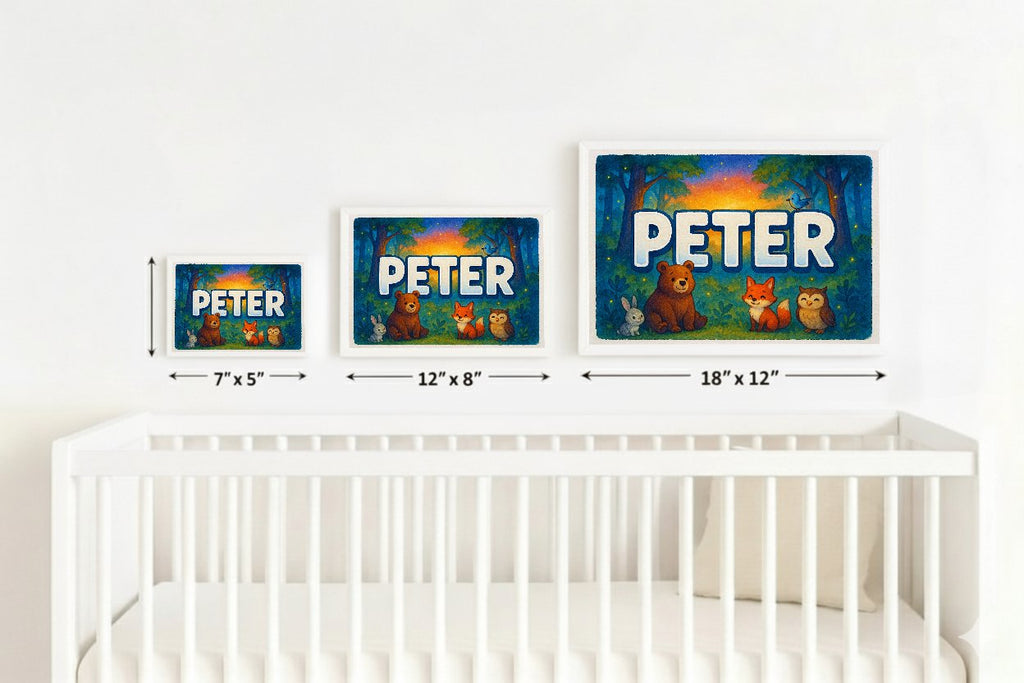 Personalized name art for Peter