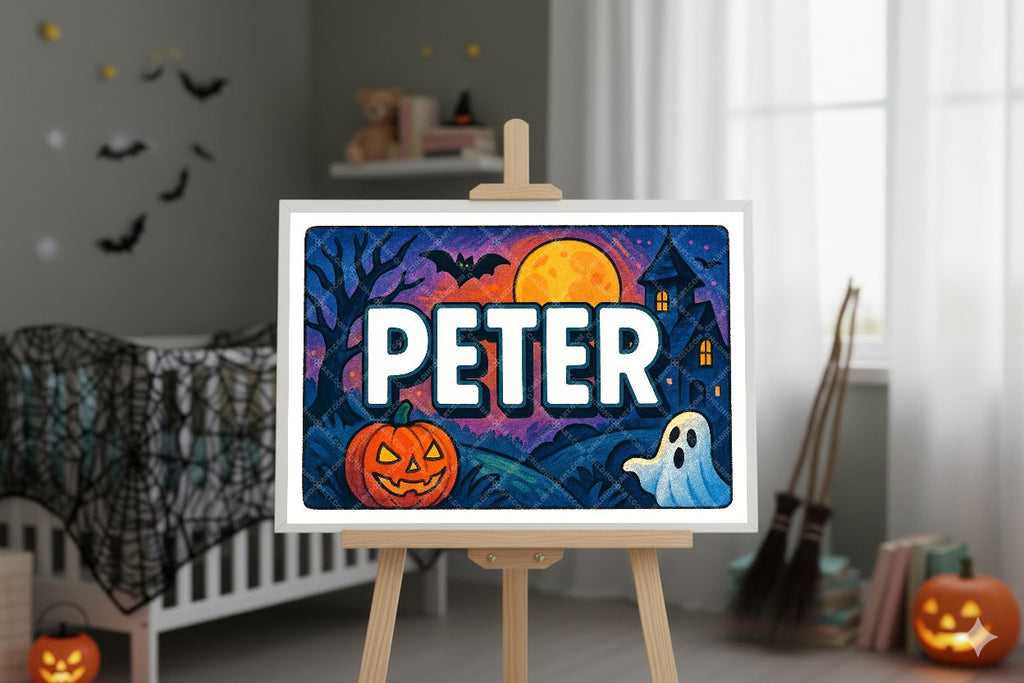 Personalized name art for Peter
