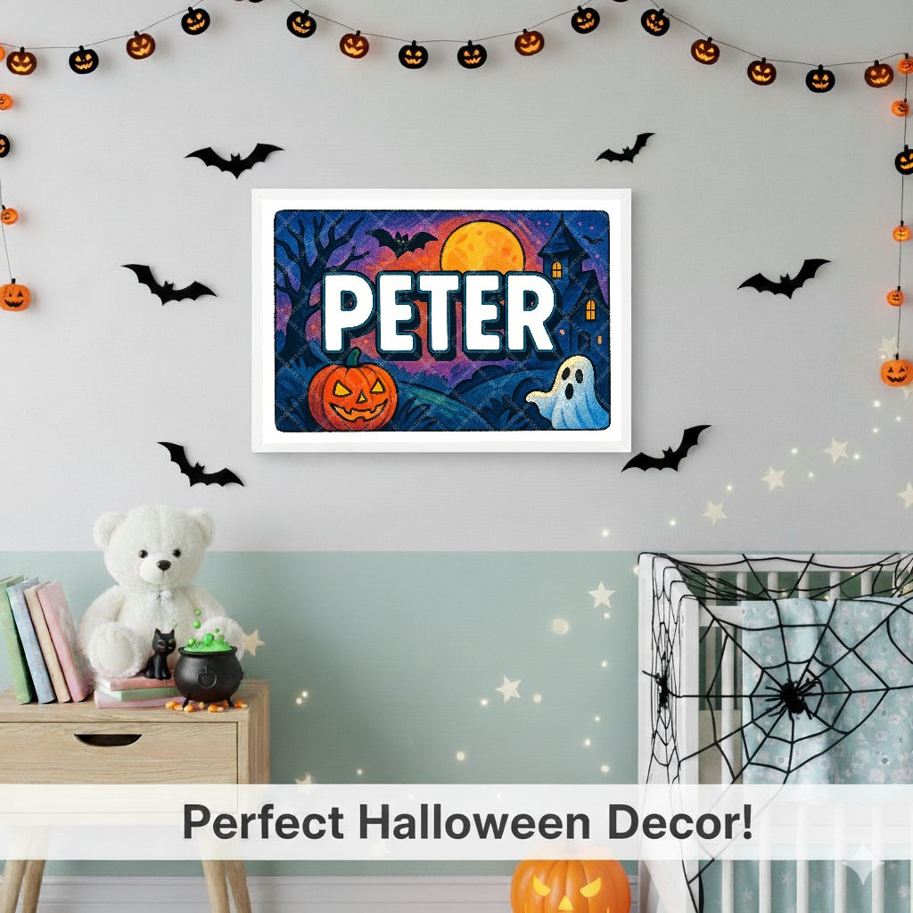 Personalized name art for Peter