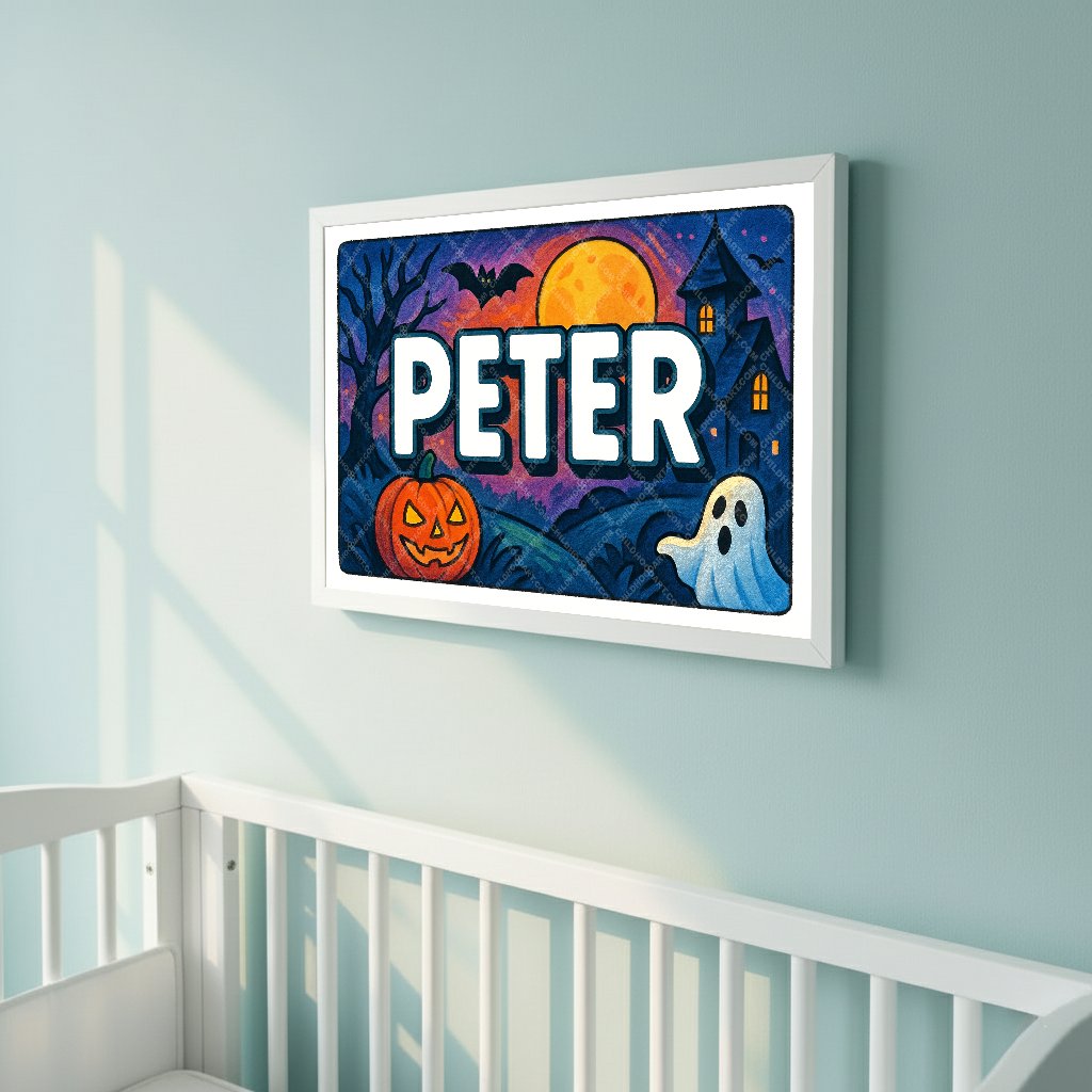 Personalized name art for Peter