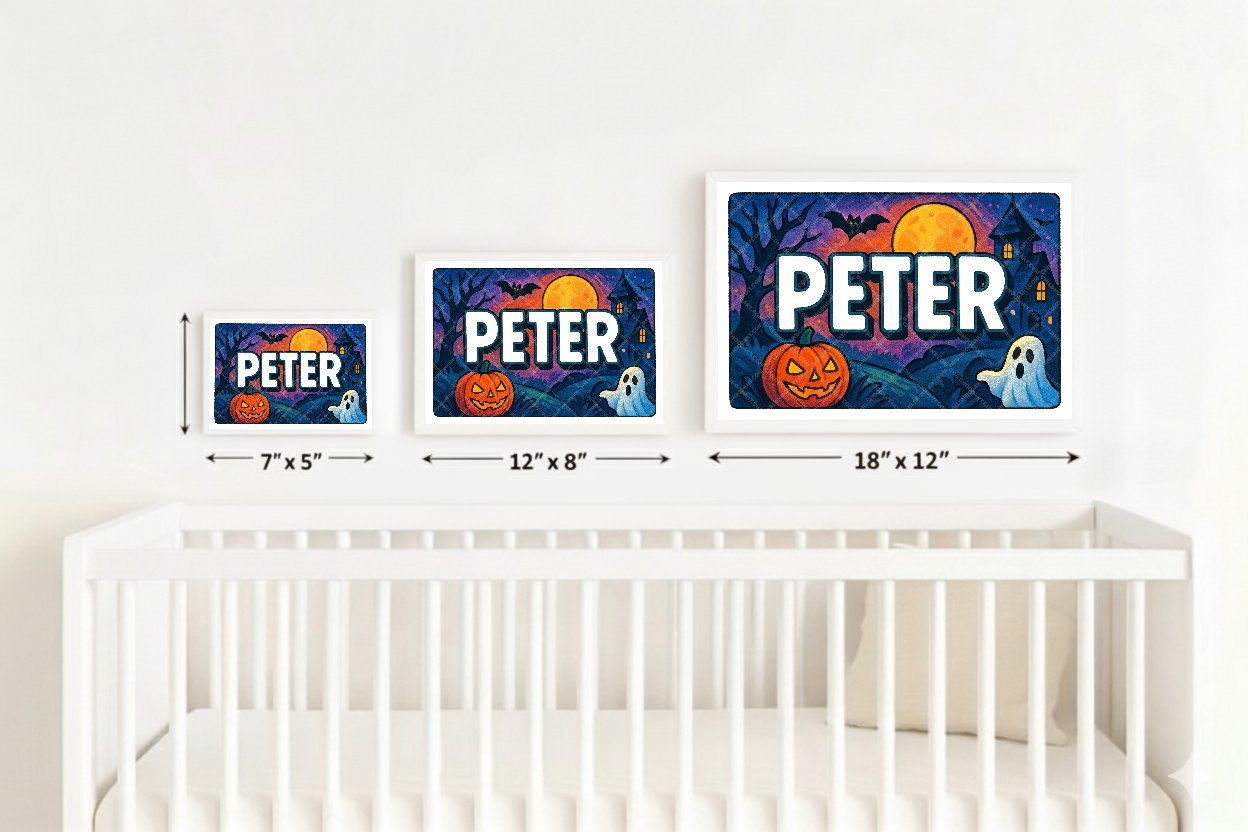 Personalized name art for Peter