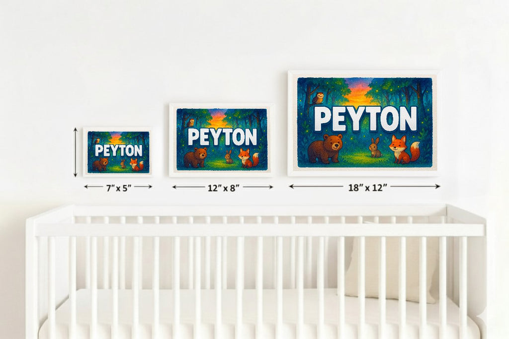 Personalized name art for Peyton