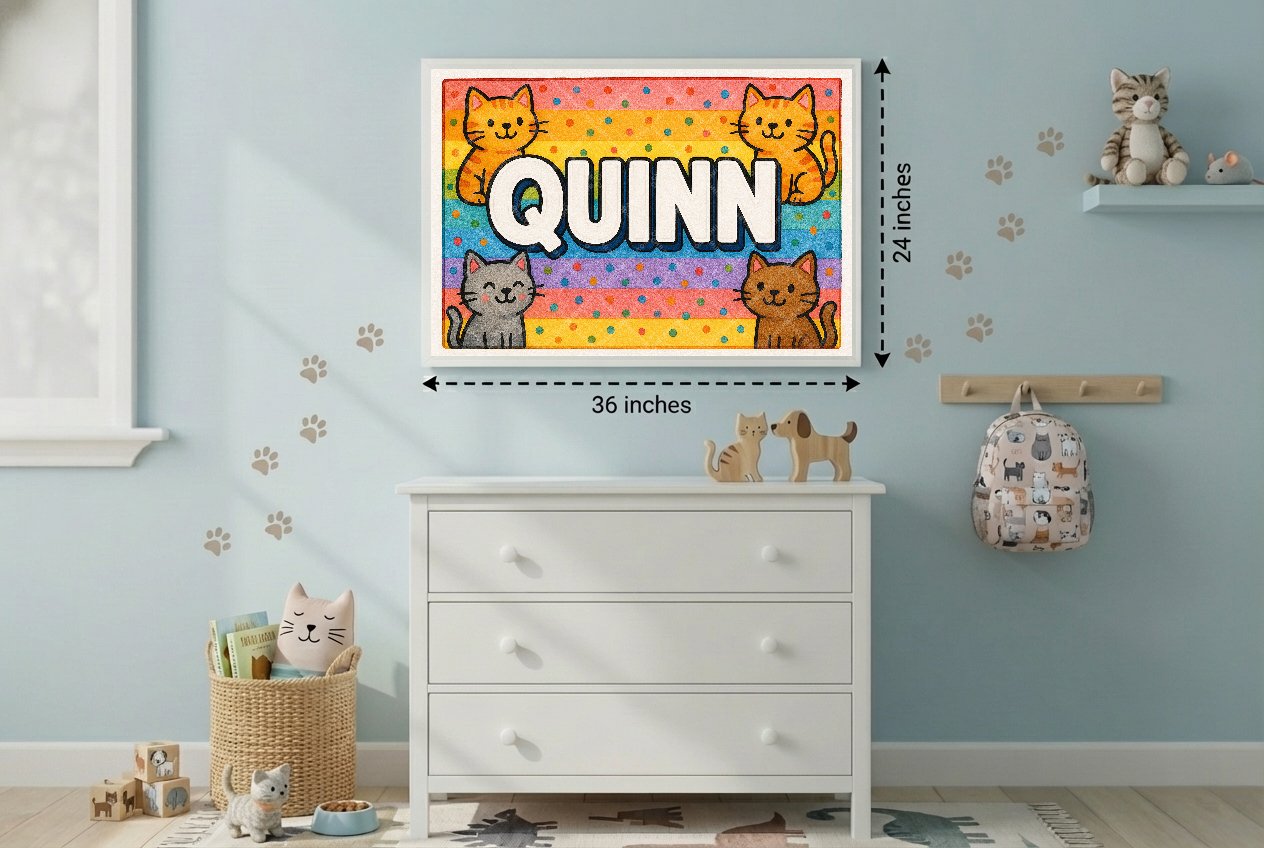 Personalized name art for Quinn