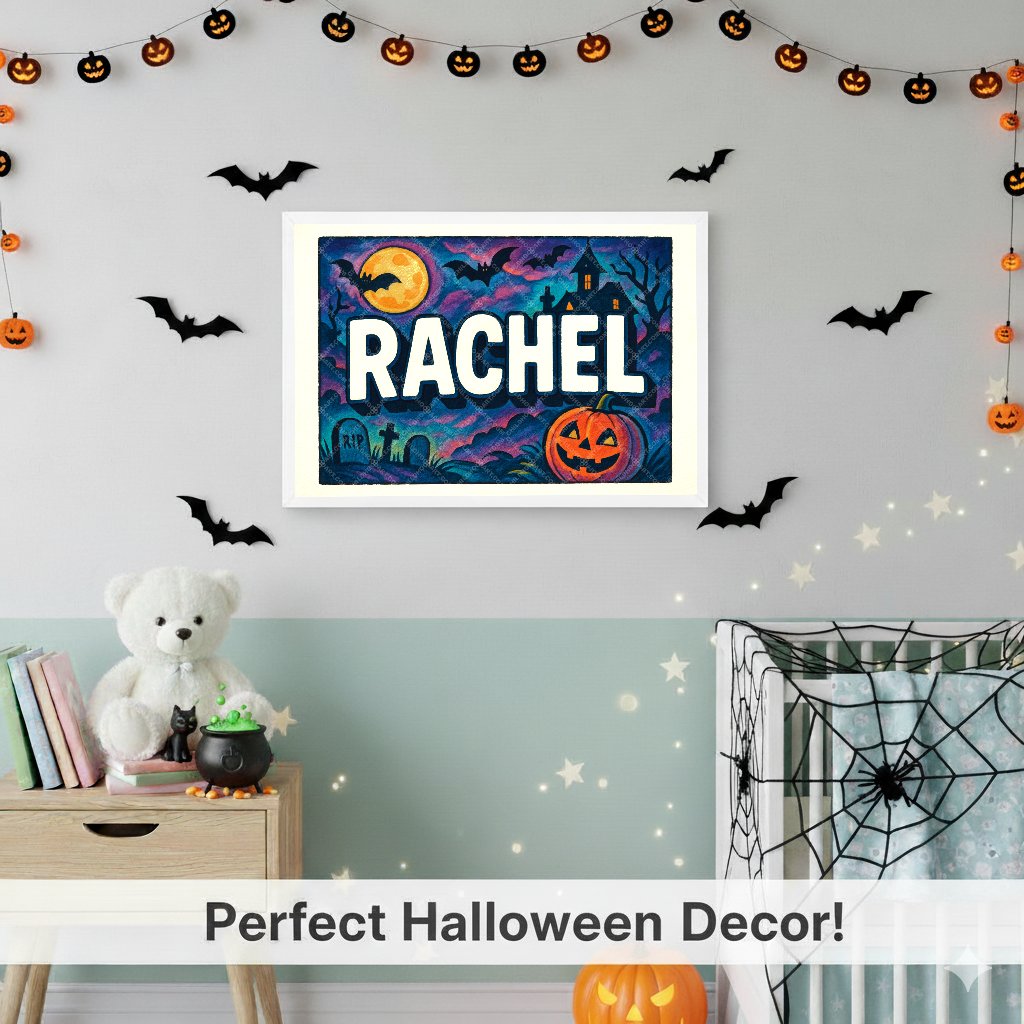 Personalized name art for Rachel