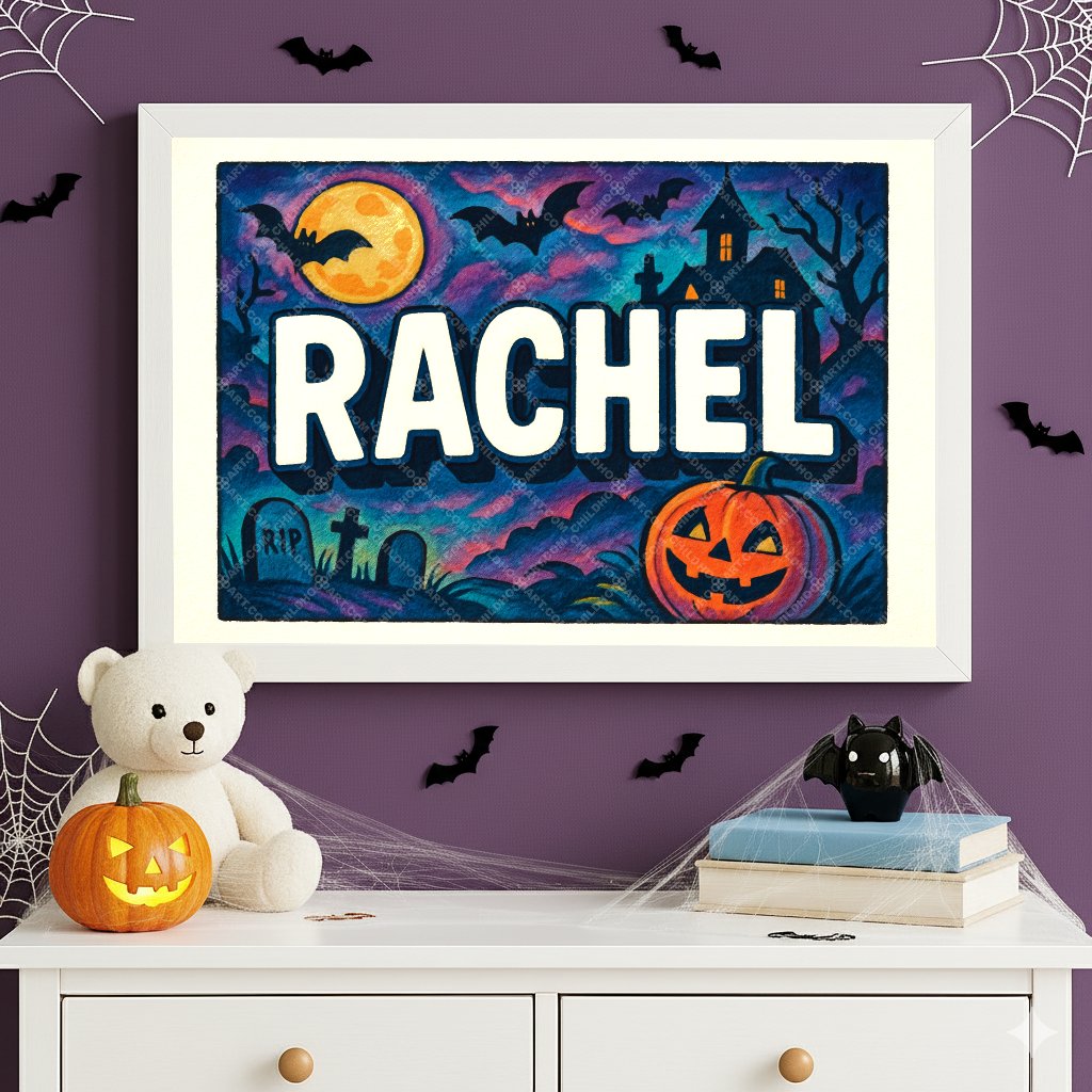 Personalized name art for Rachel