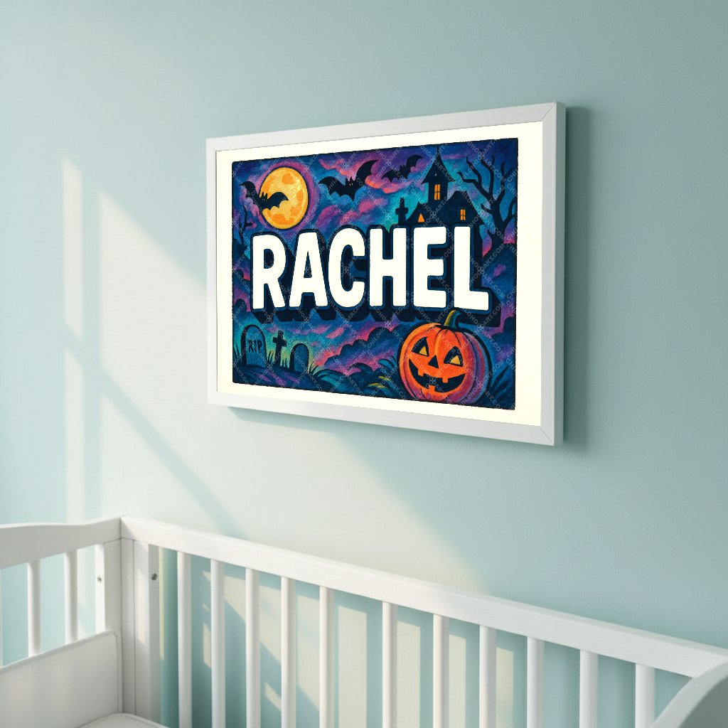 Personalized name art for Rachel