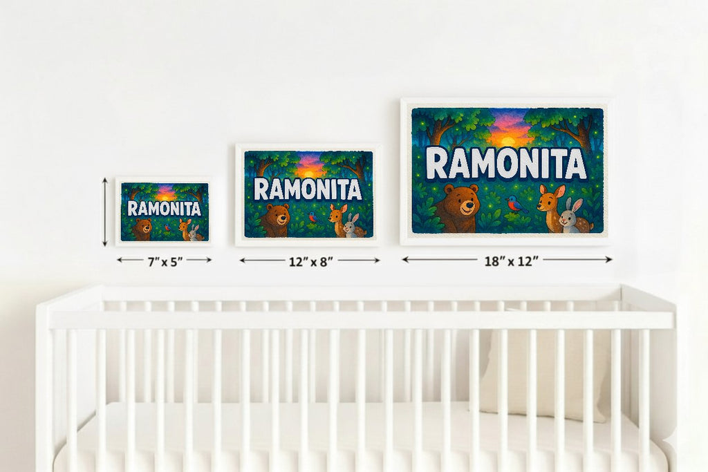 Personalized name art for Ramonita