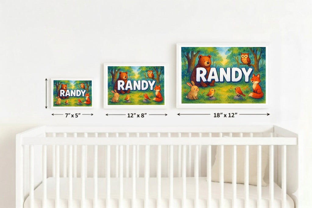 Personalized name art for Randy