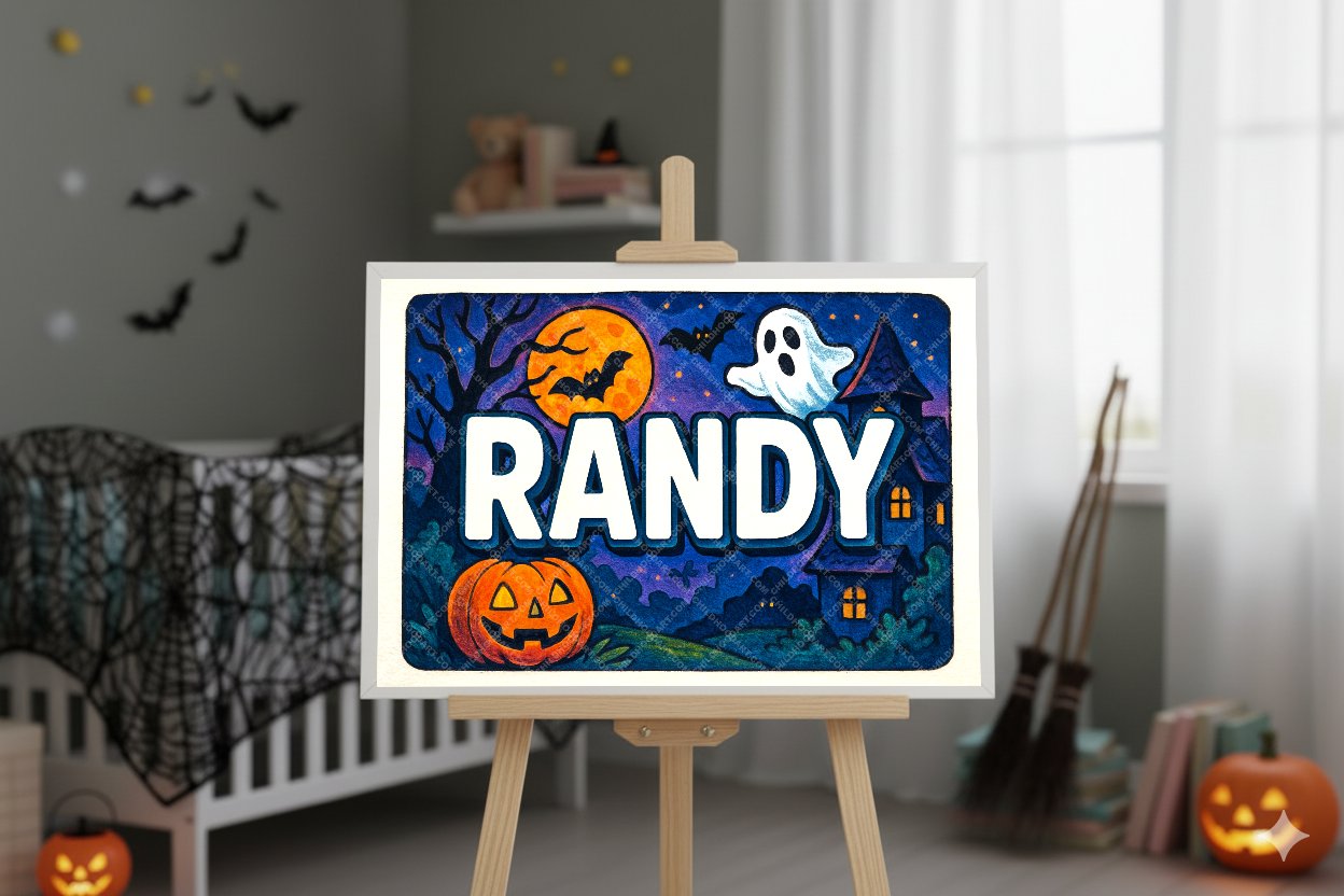 Personalized name art for Randy