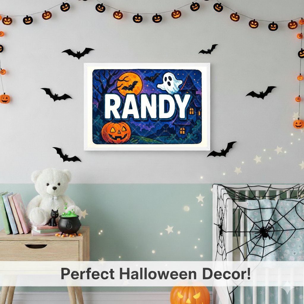 Personalized name art for Randy