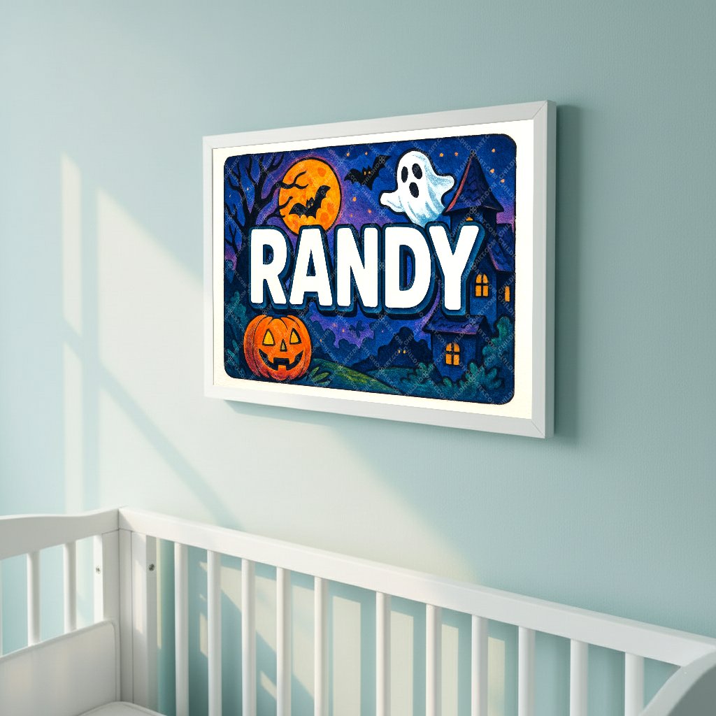 Personalized name art for Randy