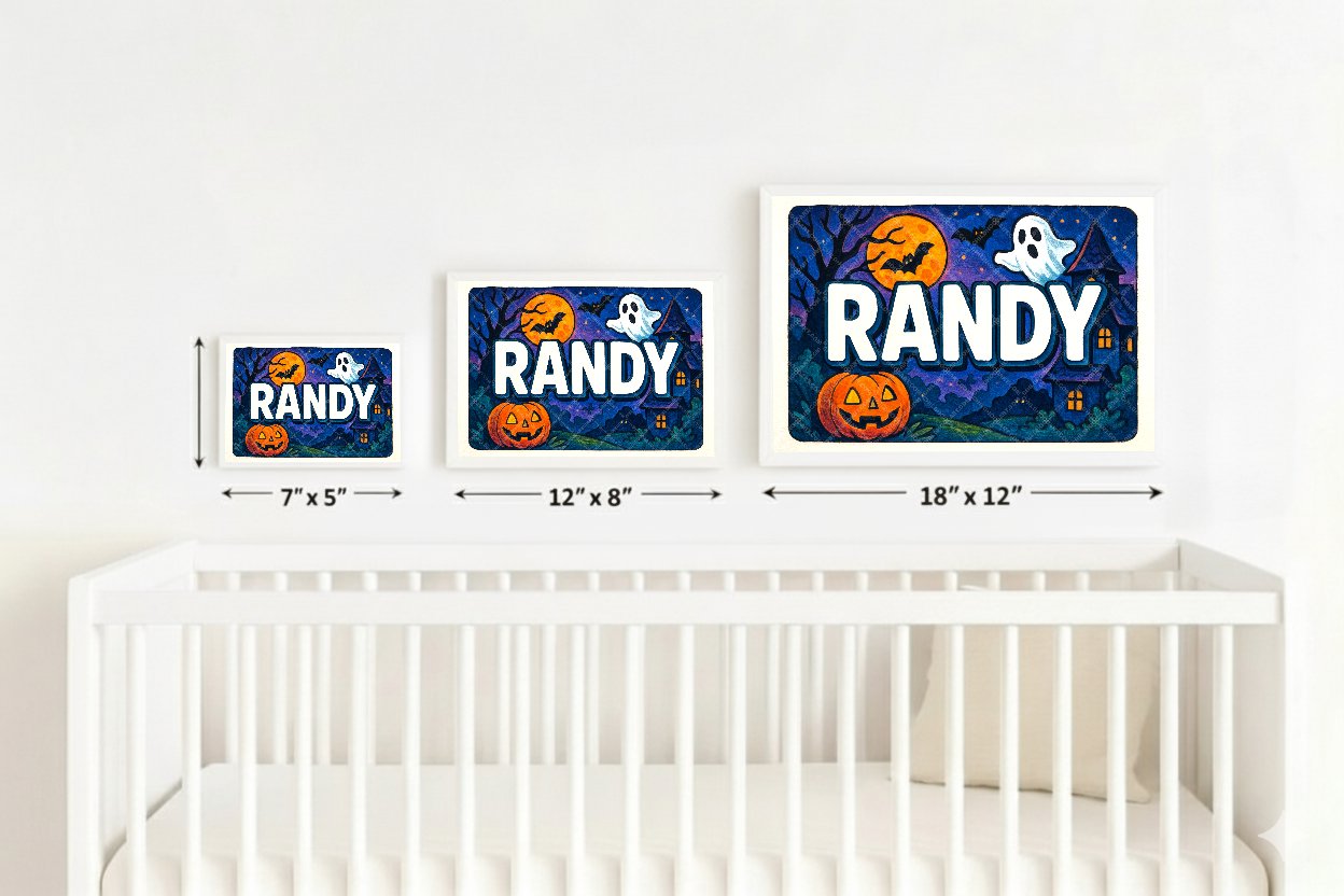 Personalized name art for Randy
