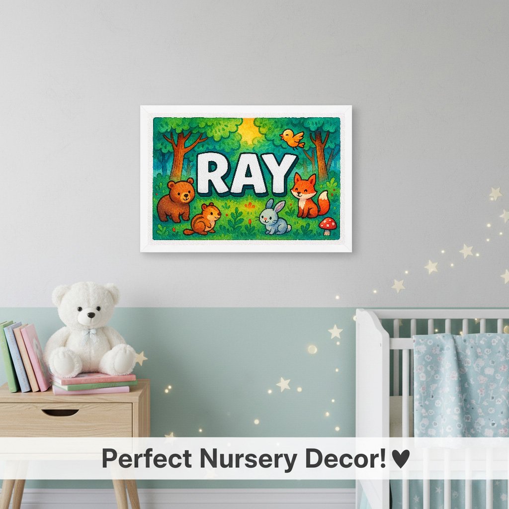 Personalized name art for Ray