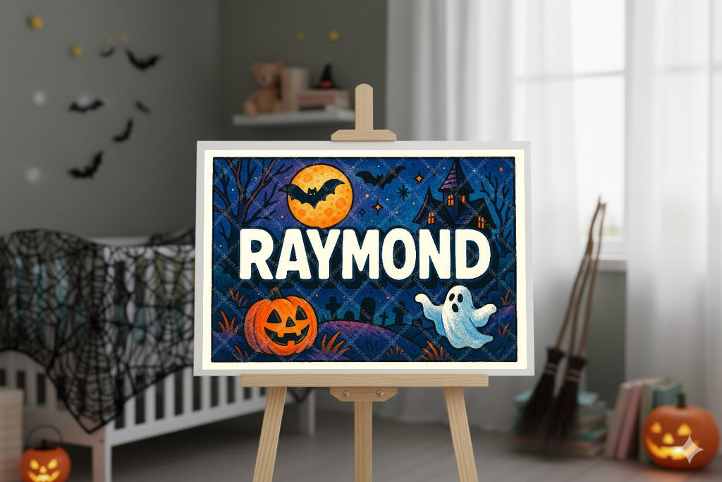 Personalized name art for Raymond