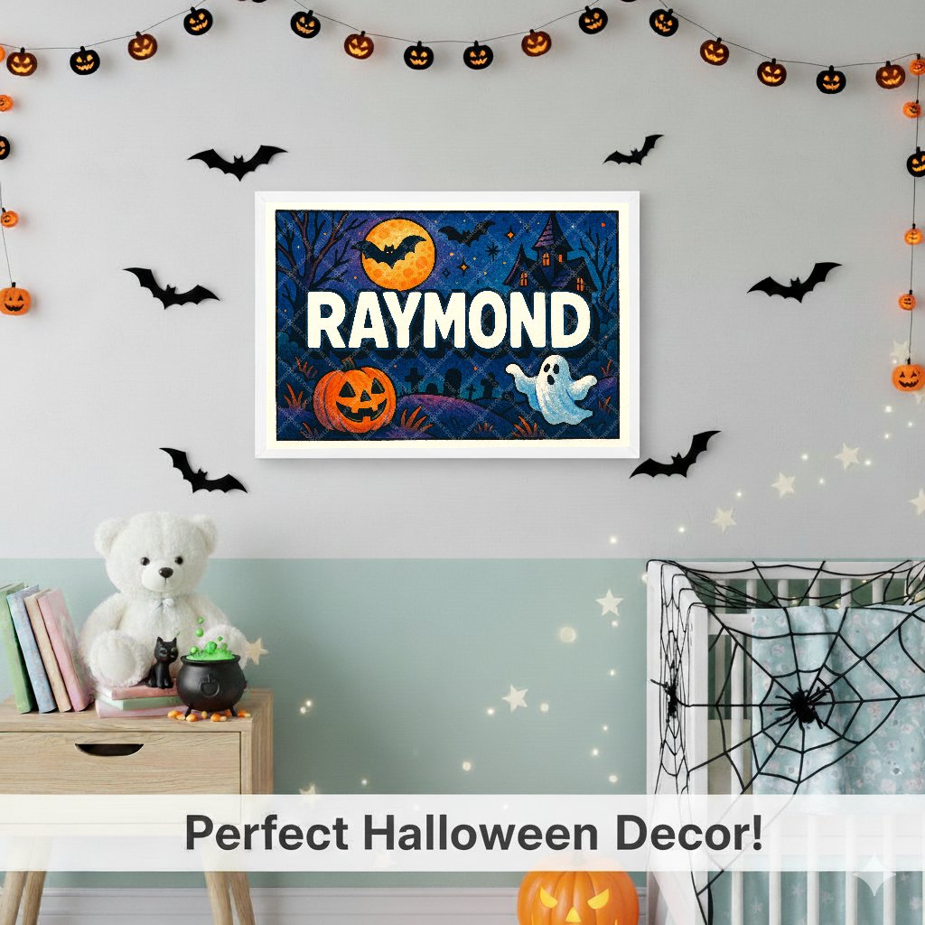 Personalized name art for Raymond