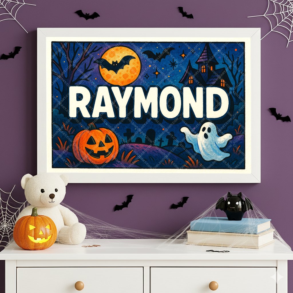 Personalized name art for Raymond