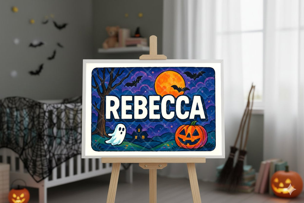 Personalized name art for Rebecca