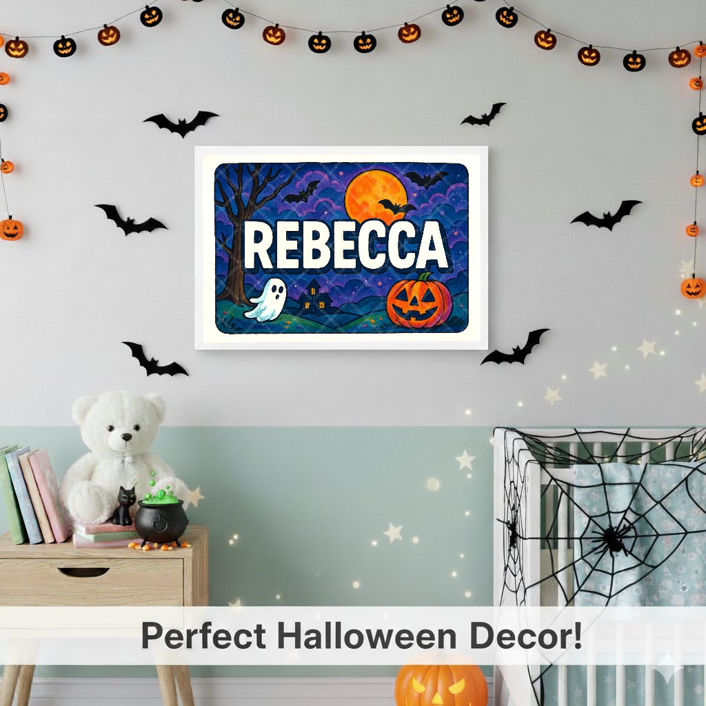 Personalized name art for Rebecca