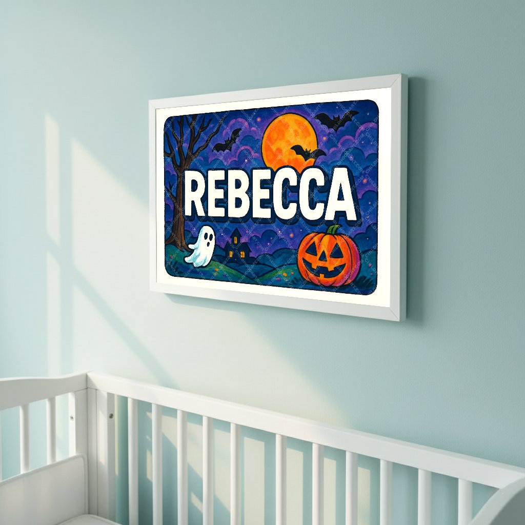 Personalized name art for Rebecca