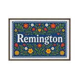 Remington Name Art - Floral Farmhouse personalized wall print for kids
