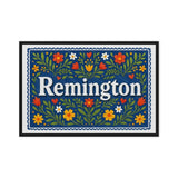 Remington Name Art - Floral Farmhouse personalized wall print for kids