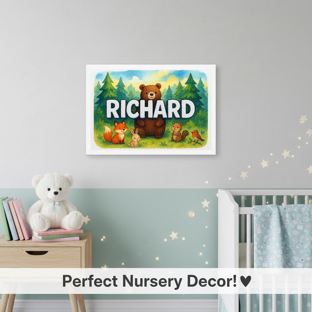 Personalized name art for Richard