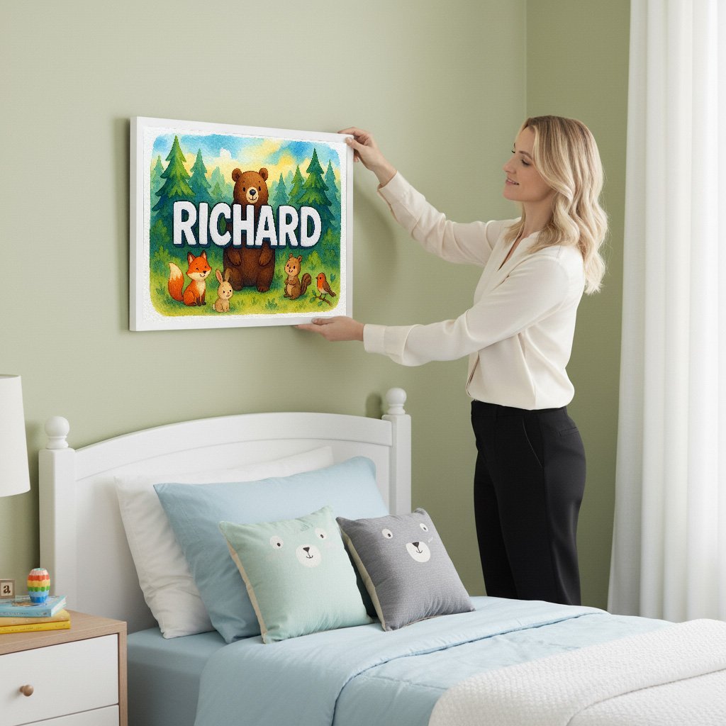 Personalized name art for Richard