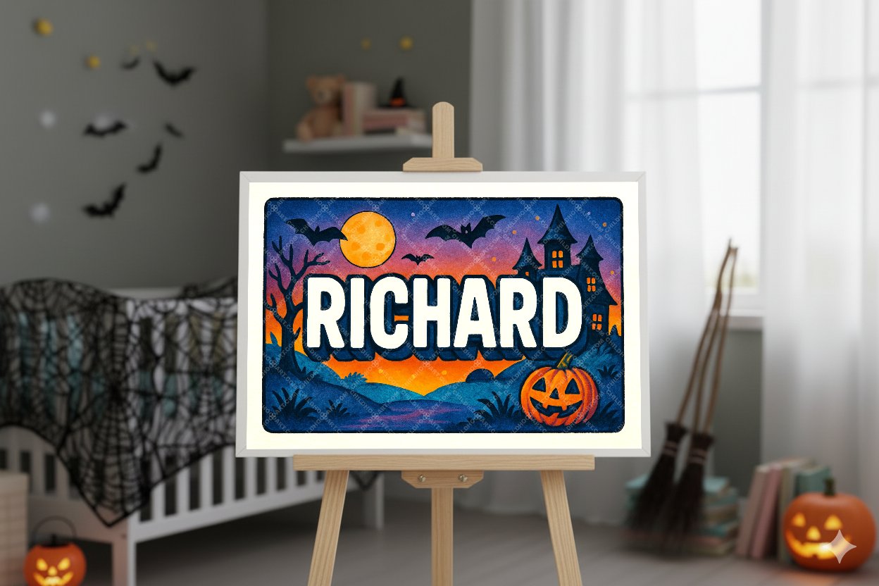 Personalized name art for Richard