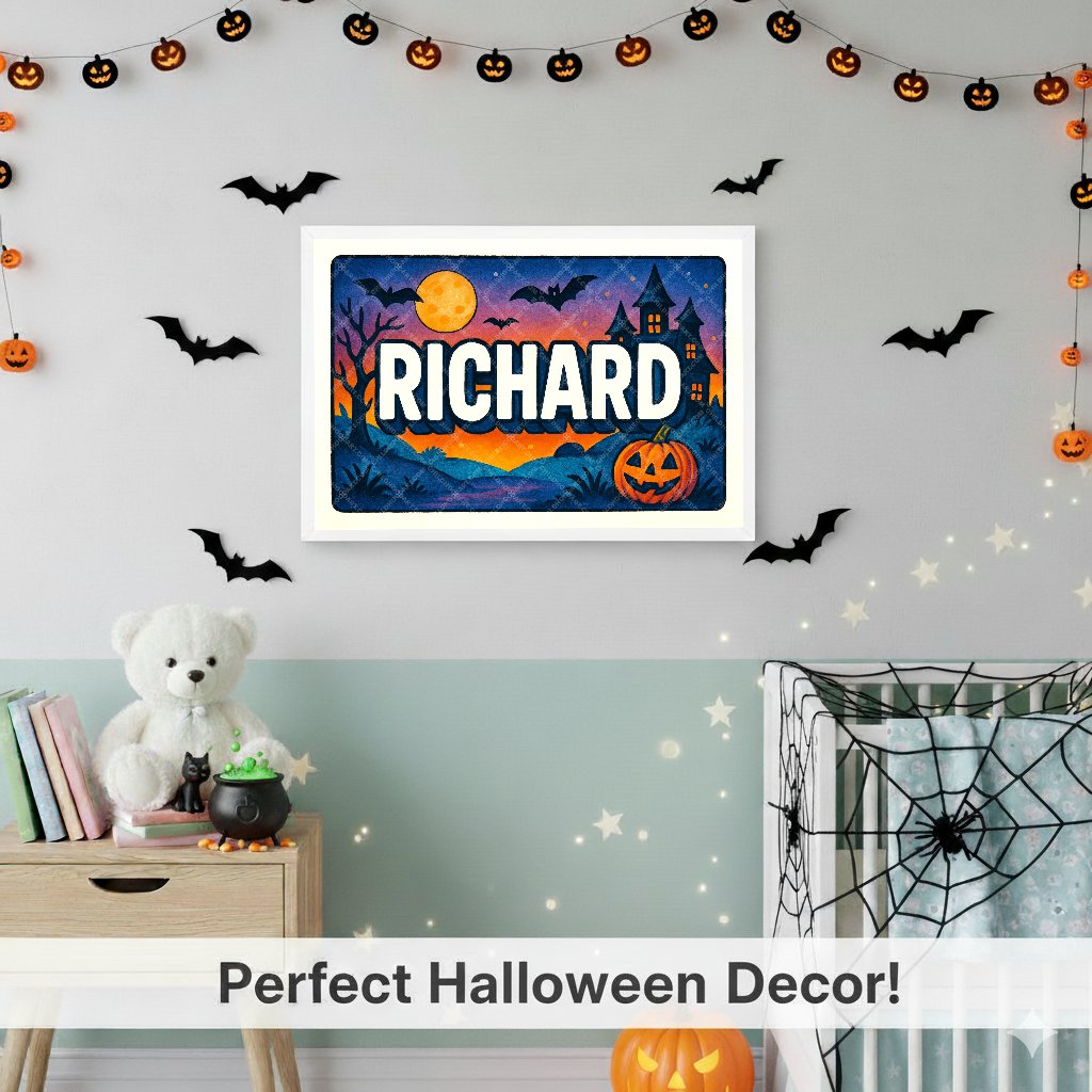 Personalized name art for Richard