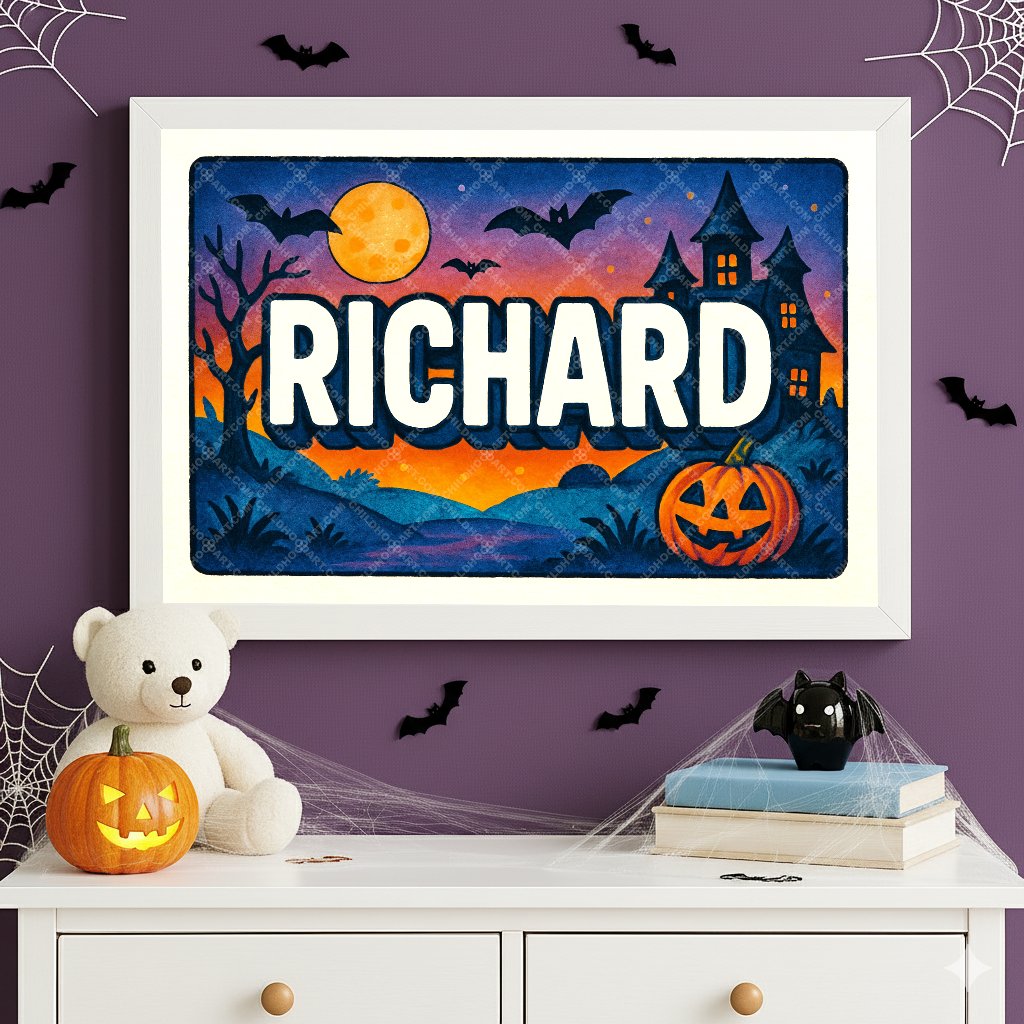 Personalized name art for Richard