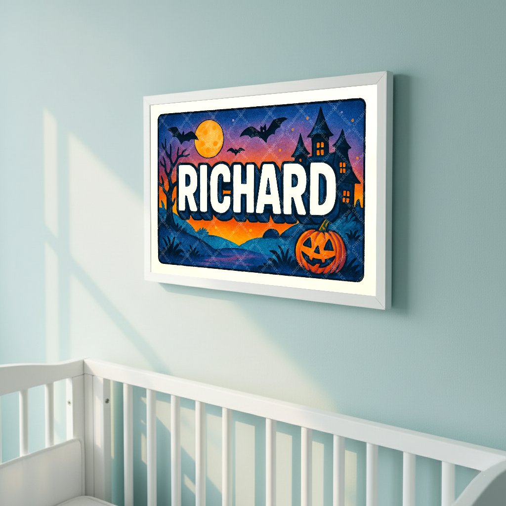 Personalized name art for Richard