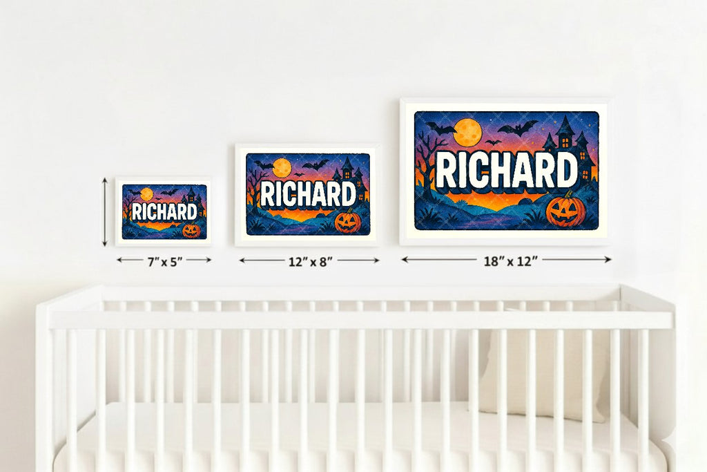 Personalized name art for Richard