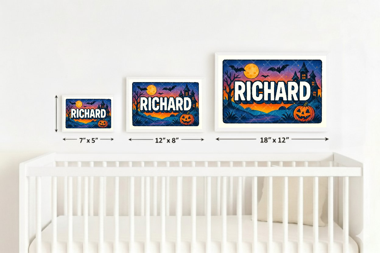 Personalized name art for Richard